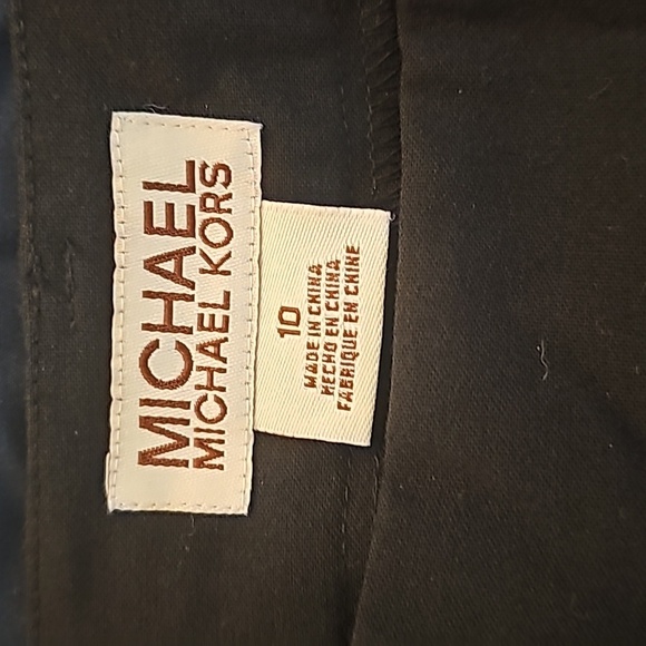 Michael Michael Kors Straight Leg Woven Pants Trousers - Picture 3 of 6